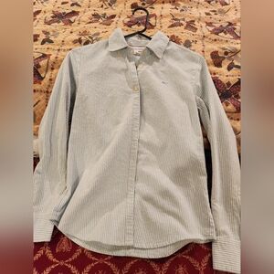 Vineyard Vines Striped Cotton Shirt Size 0